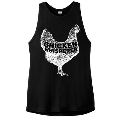 Chicken Whisperer Ladies PosiCharge Tri-Blend Wicking Tank