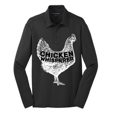 Chicken Whisperer Silk Touch Performance Long Sleeve Polo