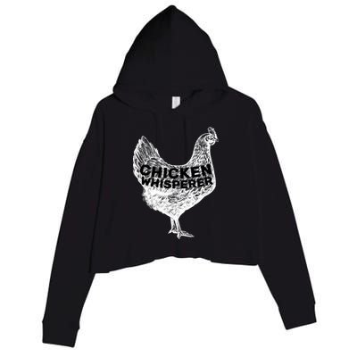 Chicken Whisperer Crop Fleece Hoodie