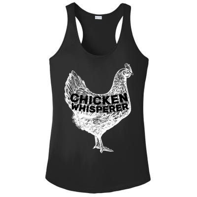 Chicken Whisperer Ladies PosiCharge Competitor Racerback Tank