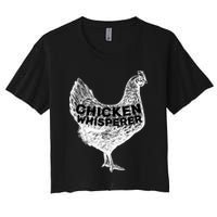 Chicken Whisperer Women's Crop Top Tee