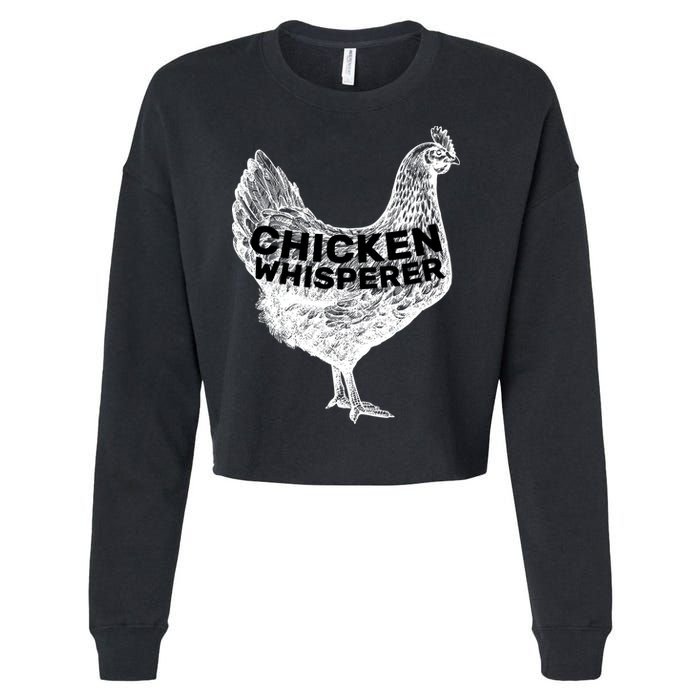 Chicken Whisperer Cropped Pullover Crew