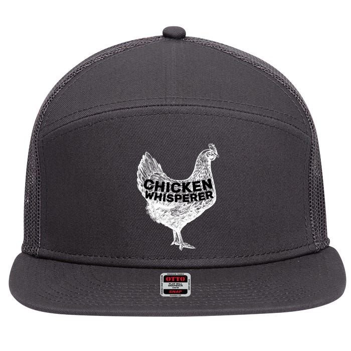 Chicken Whisperer 7 Panel Mesh Trucker Snapback Hat