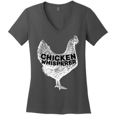 Chicken Whisperer Women's V-Neck T-Shirt