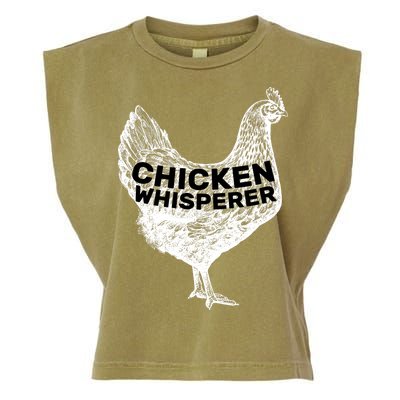 Chicken Whisperer Garment-Dyed Women's Muscle Tee