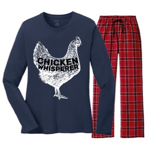 Chicken Whisperer Women's Long Sleeve Flannel Pajama Set 