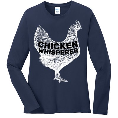 Chicken Whisperer Ladies Long Sleeve Shirt