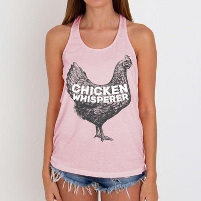 Chicken Whisperer Women's Knotted Racerback Tank