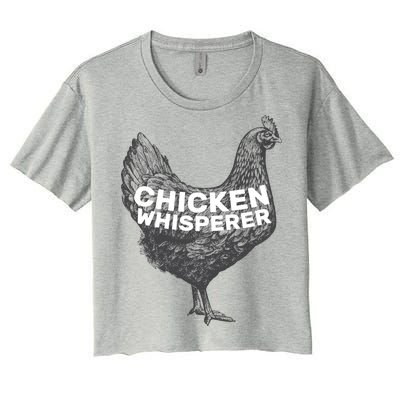 Chicken Whisperer Women's Crop Top Tee