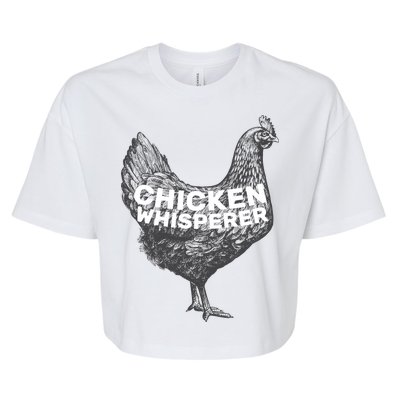 Chicken Whisperer Bella+Canvas Jersey Crop Tee