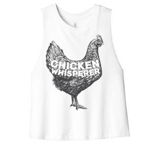 Chicken Whisperer Women's Racerback Cropped Tank