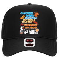 Chicken Wing Hot Dog Bologna Macaroni Homie High Crown Mesh Back Trucker Hat