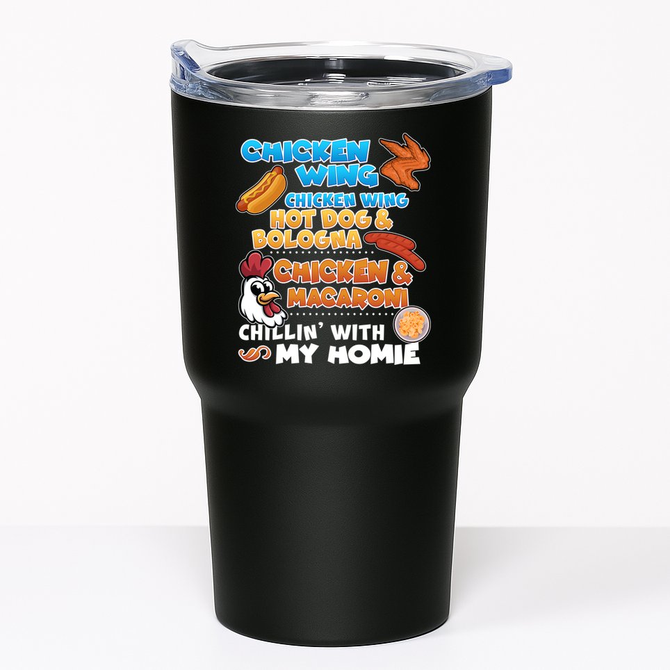 Chicken Wing Hot Dog Bologna Macaroni Homie Tumbler
