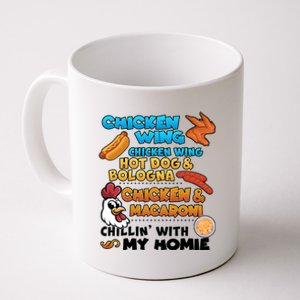 Chicken Wing Hot Dog Bologna Macaroni Homie Coffee Mug