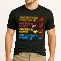 Chicken Wing Hot Dog Macaroni Chillin With My Homies Cooling Performance Crew T-Shirt