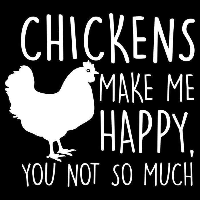 Chickens Make Me Happy, You Not So Much Funny 7-Panel Snapback Hat