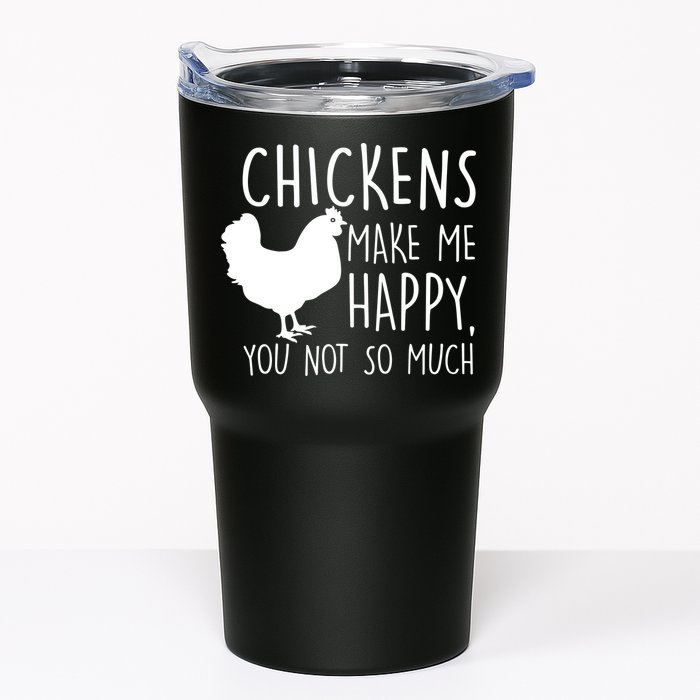 Chickens Make Me Happy, You Not So Much Funny Tumbler