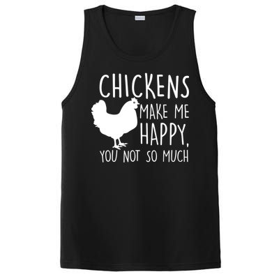 Chickens Make Me Happy, You Not So Much Funny PosiCharge Competitor Tank