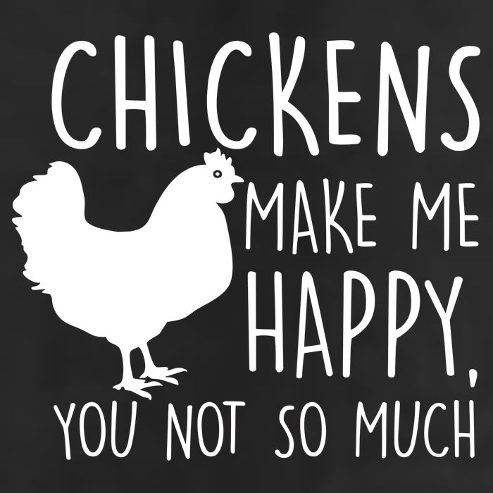 Chickens Make Me Happy, You Not So Much Funny Golf Towel