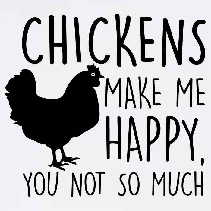 Chickens Make Me Happy, You Not So Much Funny Garment-Dyed Sweatshirt