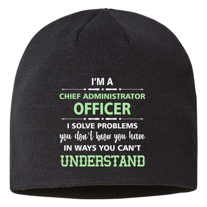 Chief Administrator Officer  Sustainable Beanie
