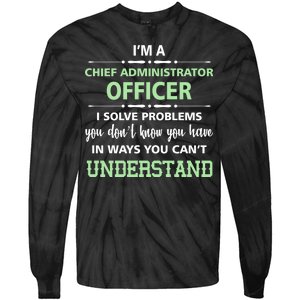 Chief Administrator Officer  Tie-Dye Long Sleeve Shirt