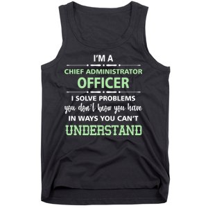 Chief Administrator Officer  Tank Top