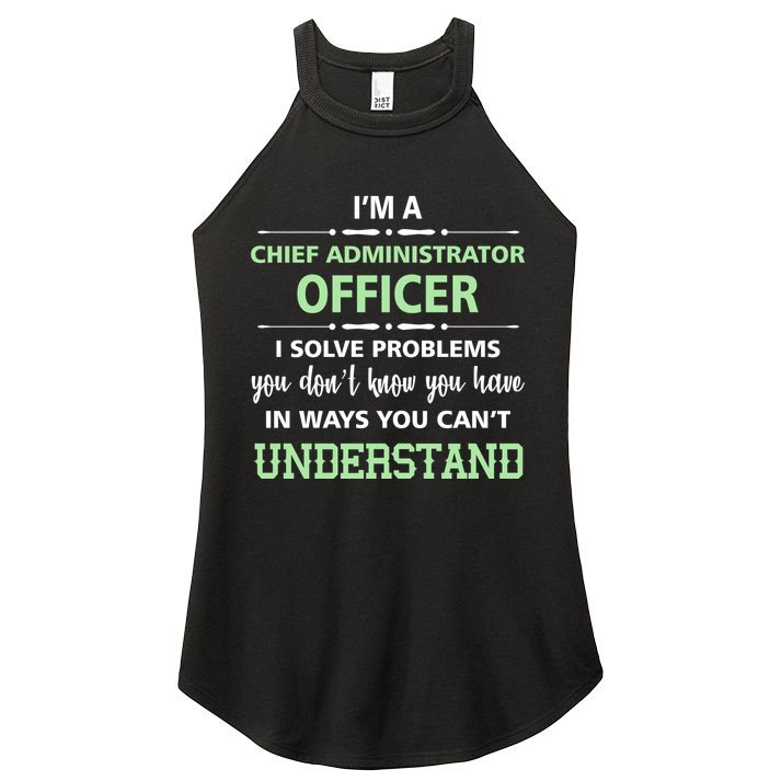 Chief Administrator Officer  Women's Perfect Tri Rocker Tank