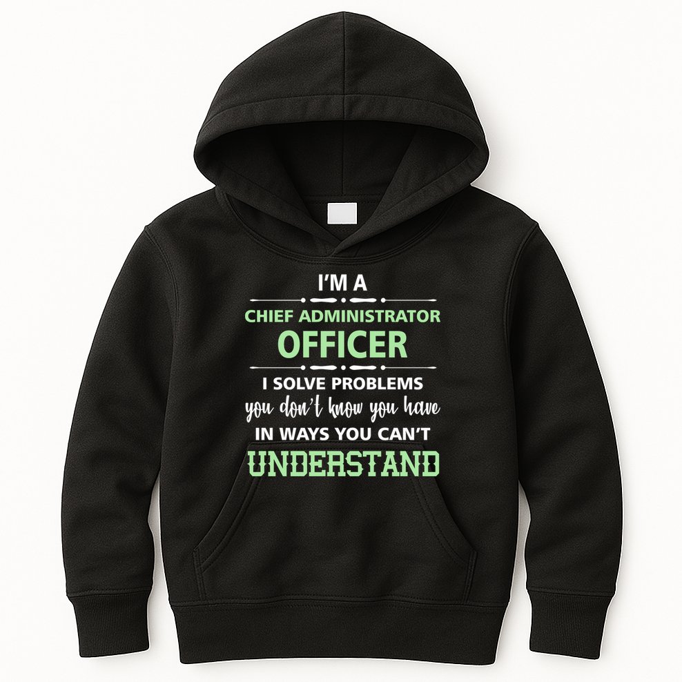 Chief Administrator Officer  Kids Hoodie