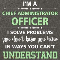 Chief Administrator Officer  Cotton Canvas Backpack