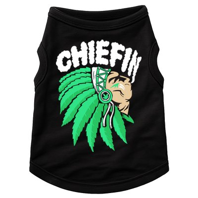 Chiefin Smoke Weed Native American Doggie Tank