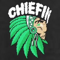 Chiefin Smoke Weed Native American 11oz C Handle Ceramic Mug