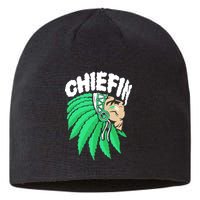 Chiefin Smoke Weed Native American Sustainable Beanie