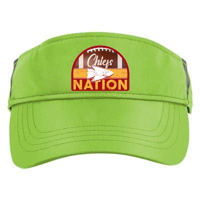 Chiefs Nation Football Adult Drive Performance Visor