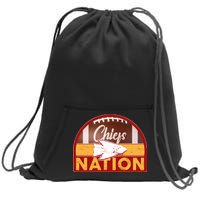 Chiefs Nation Football Sweatshirt Cinch Pack Bag