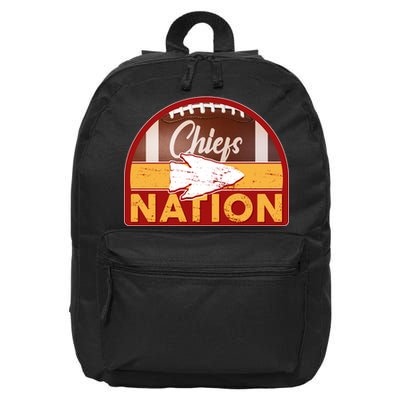 Chiefs Nation Football 16 in Basic Backpack