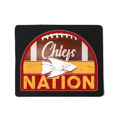 Chiefs Nation Football Mousepad