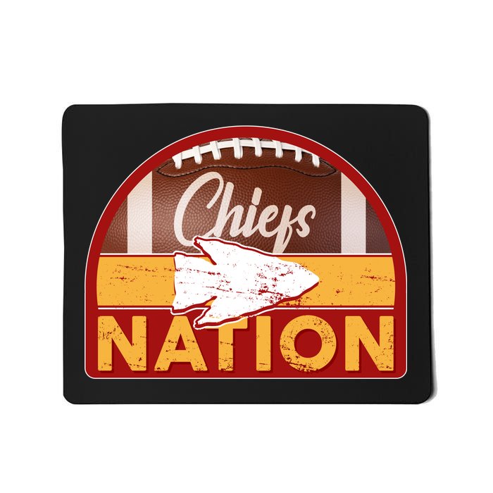 Chiefs Nation Football Mousepad