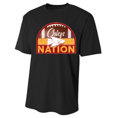 Chiefs Nation Football Performance Sprint T-Shirt