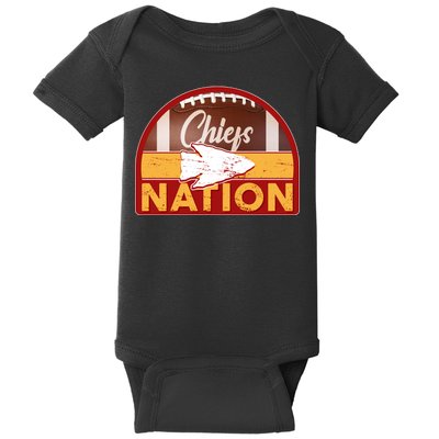 Chiefs Nation Football Baby Bodysuit