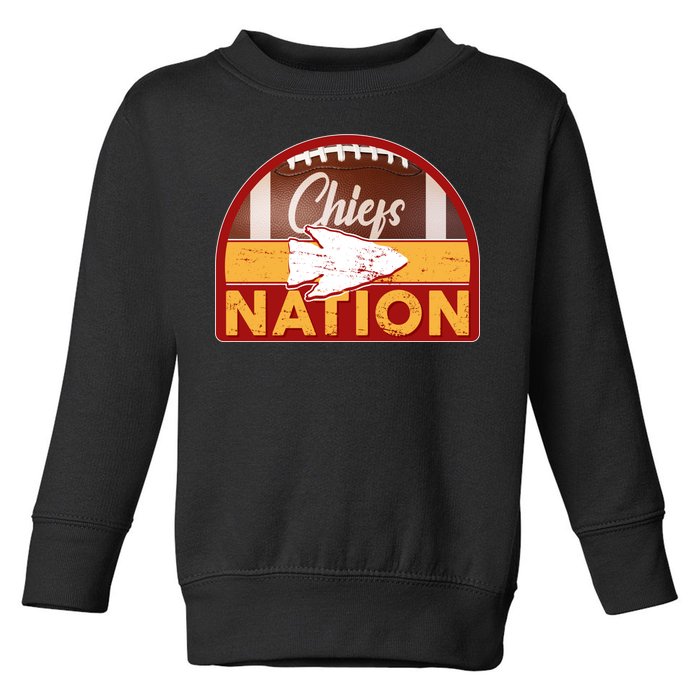 Chiefs Nation Football Toddler Sweatshirt