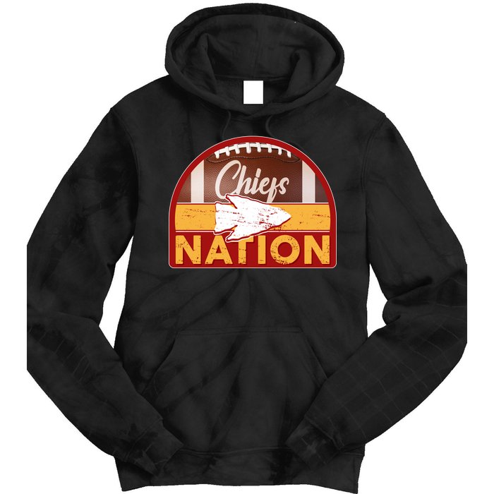 Chiefs Nation Football Tie Dye Hoodie