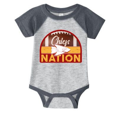 Chiefs Nation Football Infant Baby Jersey Bodysuit