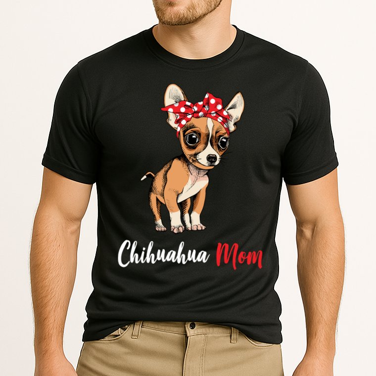 Chihuahua Mom Cooling Performance Crew T-Shirt