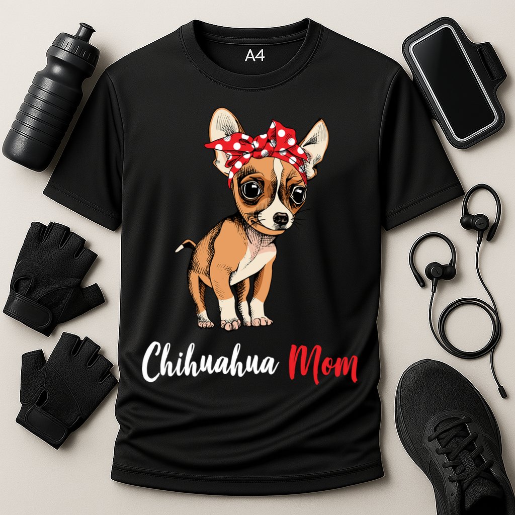 Chihuahua Mom Cooling Performance Crew T-Shirt