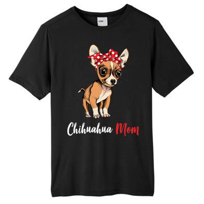 Chihuahua Mom Tall Fusion ChromaSoft Performance T-Shirt