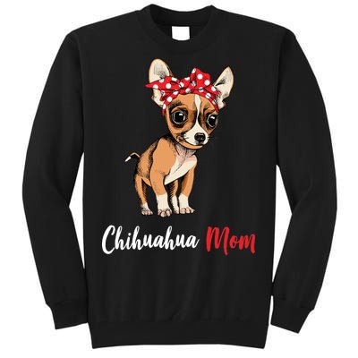 Chihuahua Mom Tall Sweatshirt