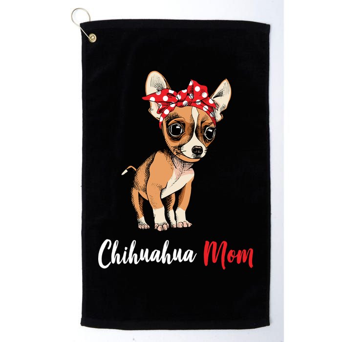 Chihuahua Mom Golf Towel