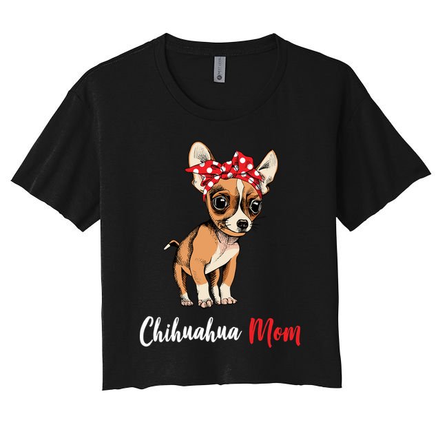 Chihuahua Mom Crop Top