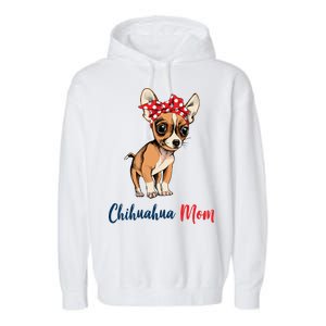 Chihuahua Mom Garment-Dyed Fleece Hoodie